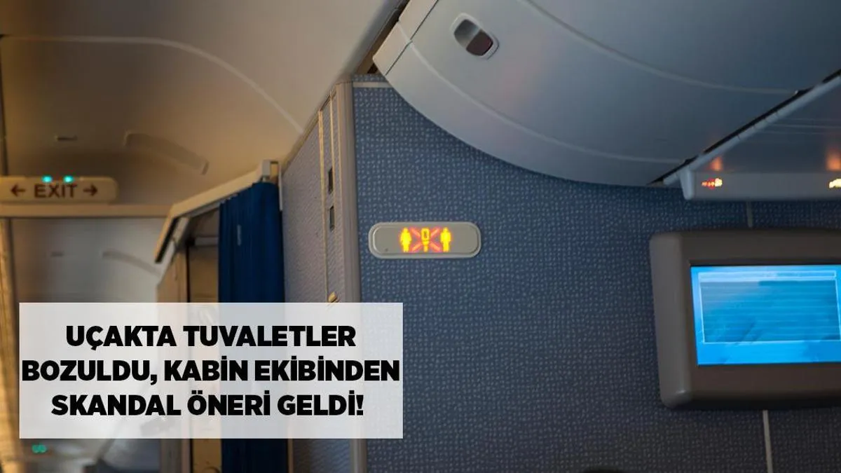 Təyyarədə 6 saatlıq tualet böhranı: Ekipajın qalmaqallı təklifi hiddət doğurdu