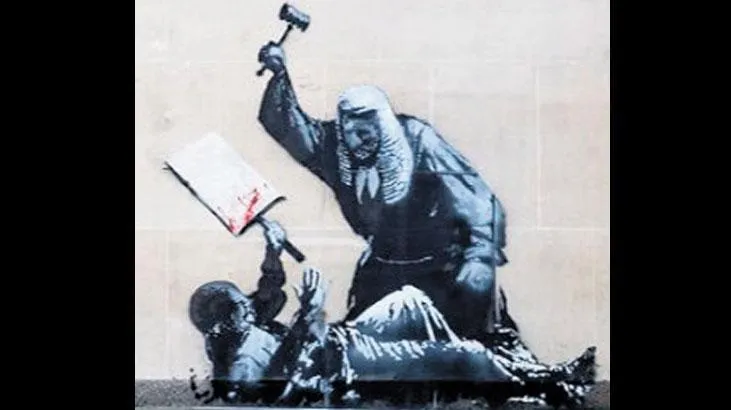 Banksy-yə polis istintaqı