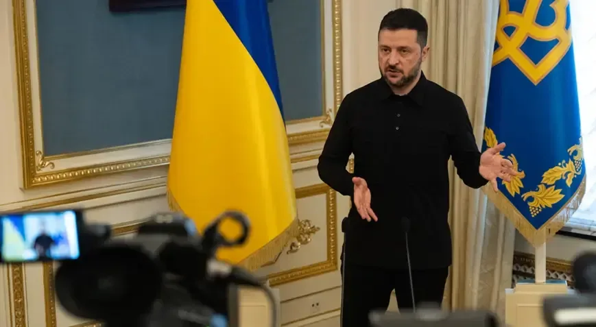 Zelenskiy: Rusiya dron hücumu təşkil etdi