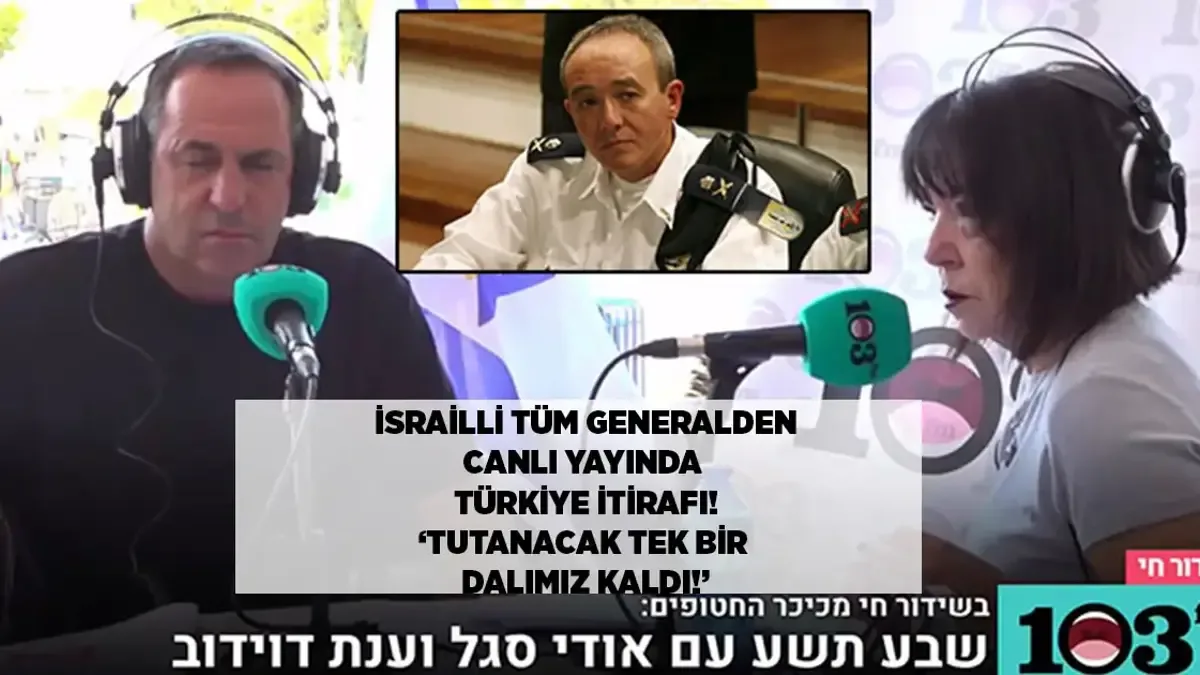 SON DƏQİQƏ İSRAİL: Türkiyədən canlı efirdə etiraf: "Tək çarəmiz qaldı"