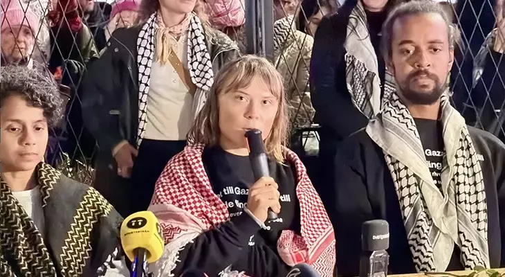 Qreta Tunberq İsrail işgəncəsini ifşa etdi: "Qazla öldürmə hədəsi"
