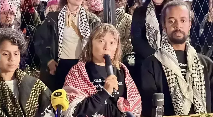 Qreta Tunberq İsrail işgəncəsini ifşa etdi: "Qazla öldürmə hədəsi"