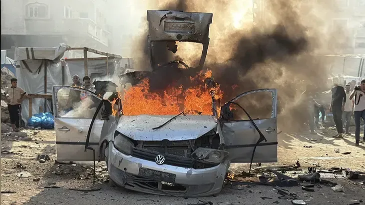 İsraildən atəşkəsə zərbə: Avtomobildəkilərin hamısı öldü