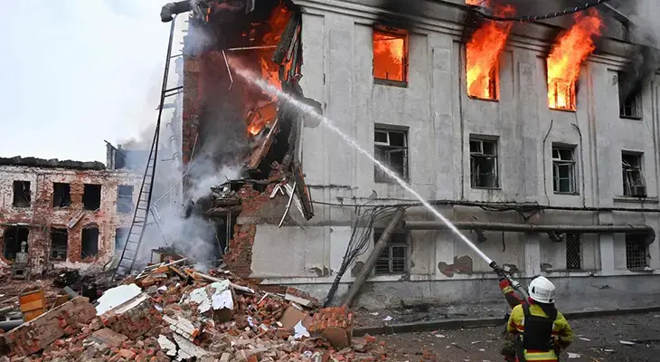 Ukraynanın Rusiyaya hücumu: Tələfat var