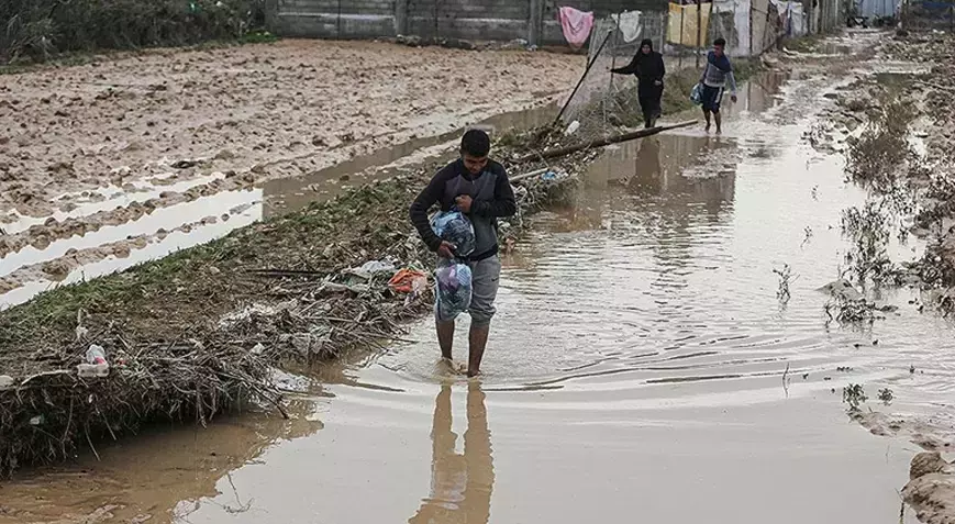 BMT: Qəzzada yüzlərlə ailə sel təhlükəsində