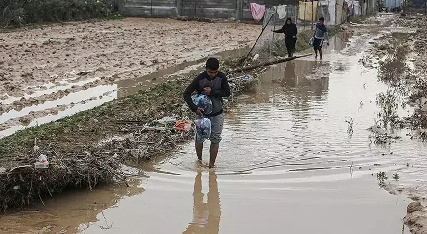 BMT: Qəzzada yüzlərlə ailə sel təhlükəsində
