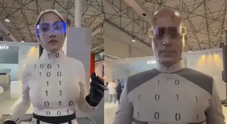 Texnologiya sərgisi sarsıldı Robotların insan olduğu bir detalla ifşa edildi