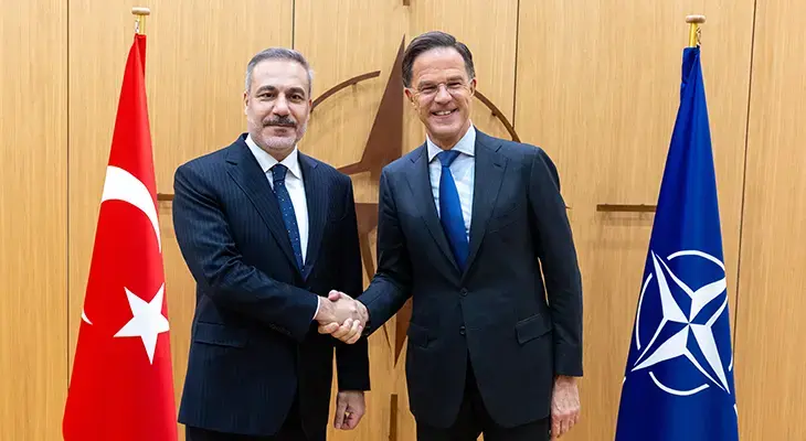 XİN başçısı Hakan Fidan NATO Baş katibi Rutte ilə görüşüb