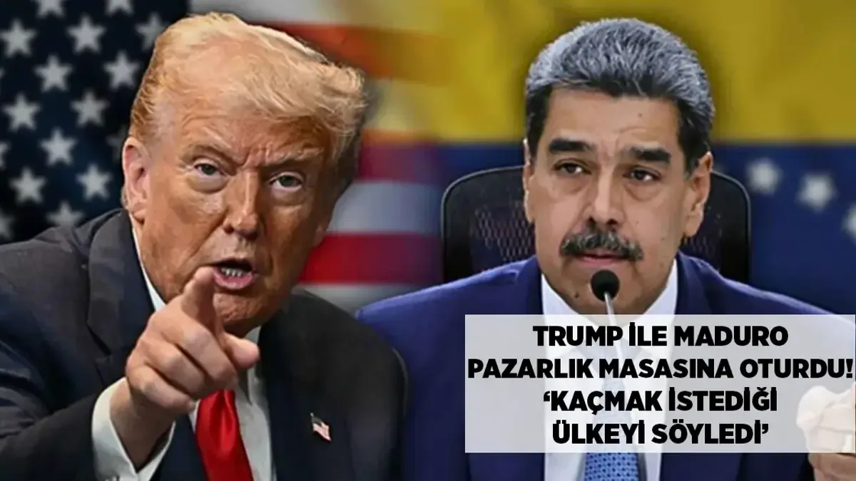 SON DƏQİQƏ: İngilis mətbuatından şok iddia! Tramp-Maduro danışıq masasında: "Qaçmaq istədiyi ölkəni dedi"