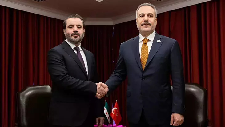XİN Hakan Fidan Suriya naziri Şeybani ilə görüşdü