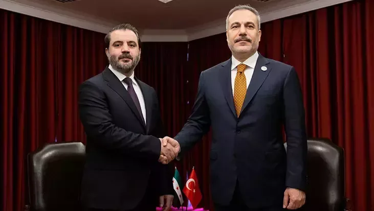 XİN Hakan Fidan Suriya naziri Şeybani ilə görüşdü
