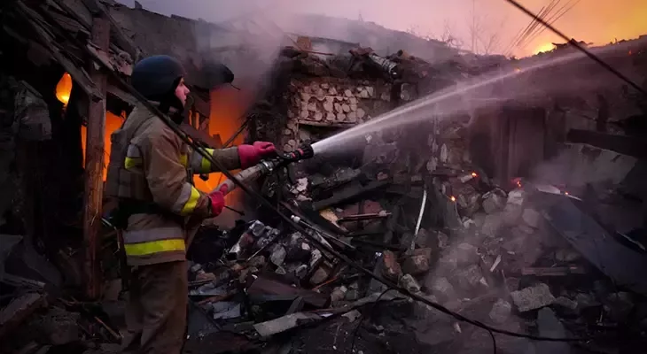 Rusiya Ukraynada genişmiqyaslı hava hücumu ölənlər var