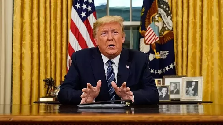 Trampdan İran xalqına dəstək mesajı