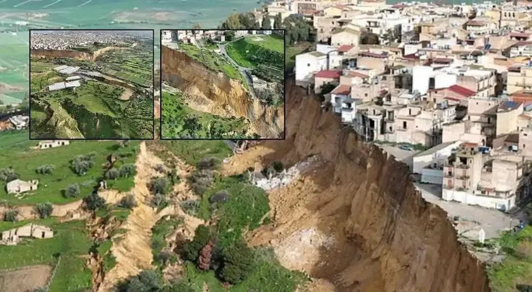 Şəhər altından torpaq sürüşməsi bölgədə fövqəladə vəziyyət