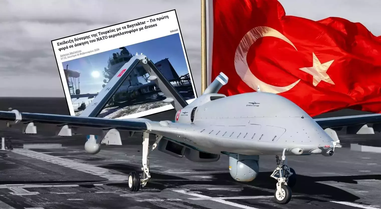 Bayraktar TB3 tarix yazdı: Yunan mətbuatı 3 riski açıqladı, 'Türkiyə NATO-da əsas ünsürdür'