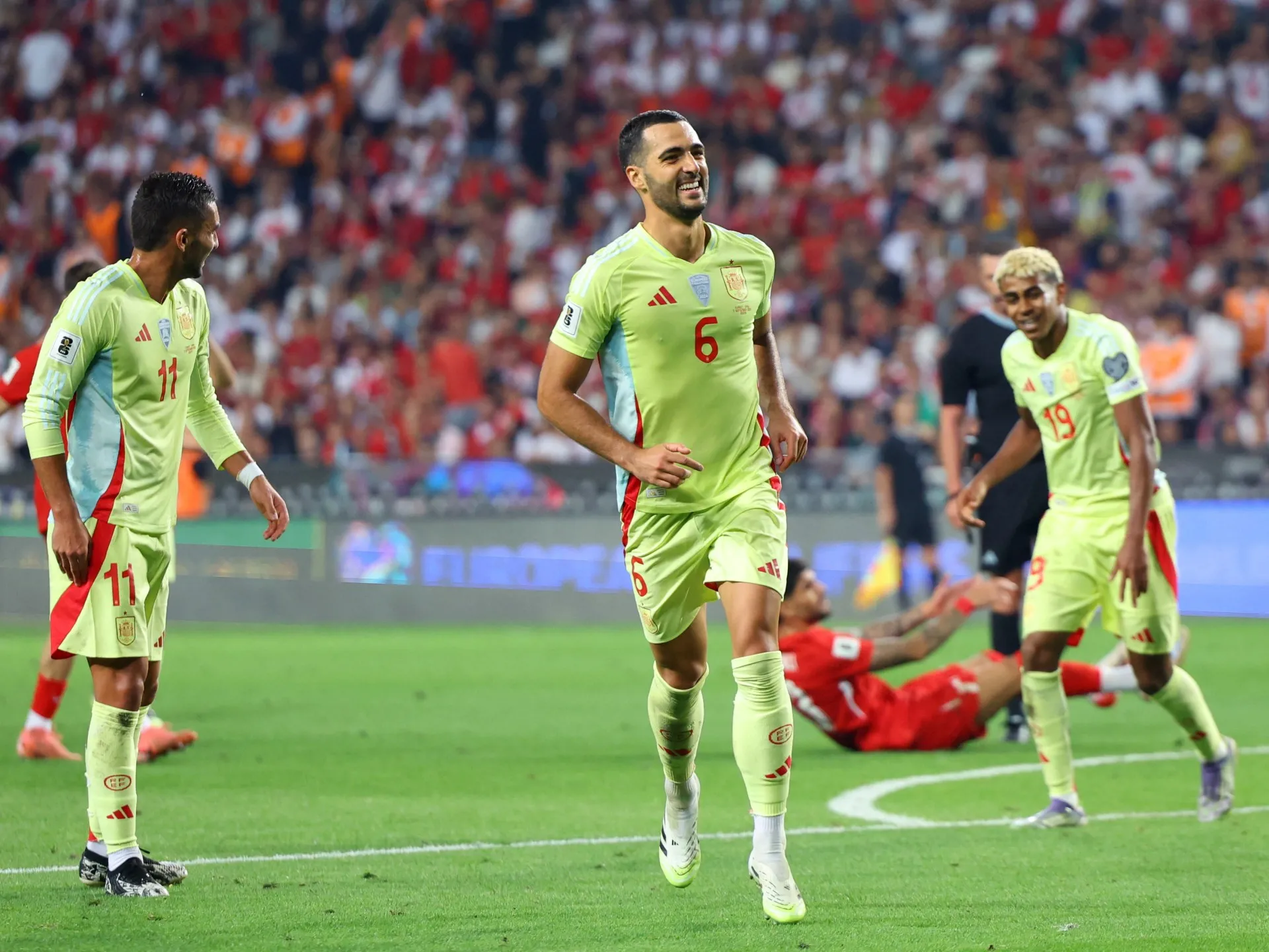 DÇ-2026 seçmə: İspaniya Türkiyəni 6-0 əzdi, Merino het-trik etdi