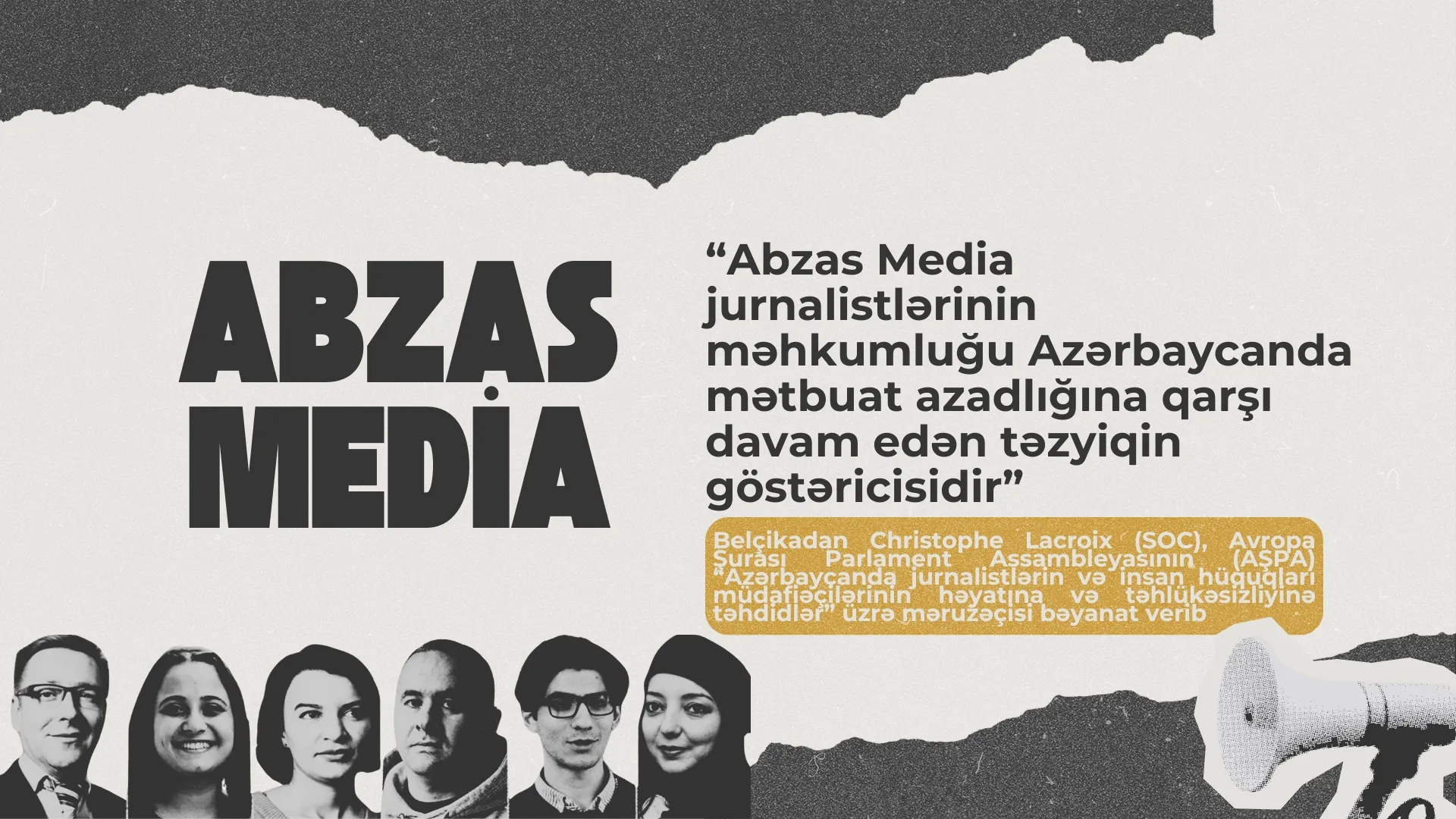 AŞPA məruzəçisi: “Abzas Media jurnalistlərinin məhkumluğu Azərbaycanda mətbuat azadlığına qarşı davam edən təzyiqin göstəricisidir”
