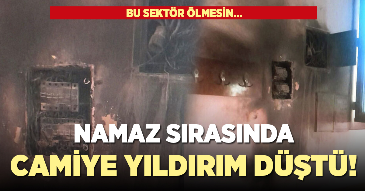 Dənizlidə namaz zamanı məscidə ildırım düşdü