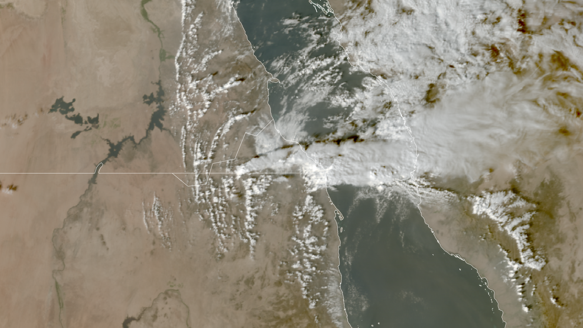 Efiopiya vulkanının ilk tarixi püskürməsinin peyk görüntüləri