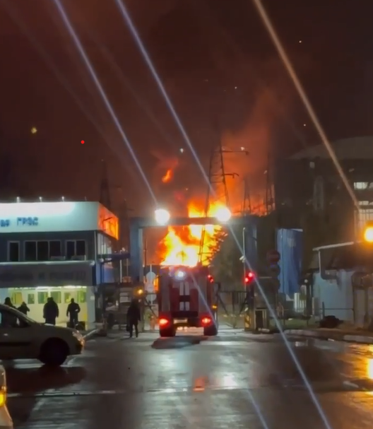 Guya Ukrayna Moskva vilayətində elektrik stansiyasını vurub