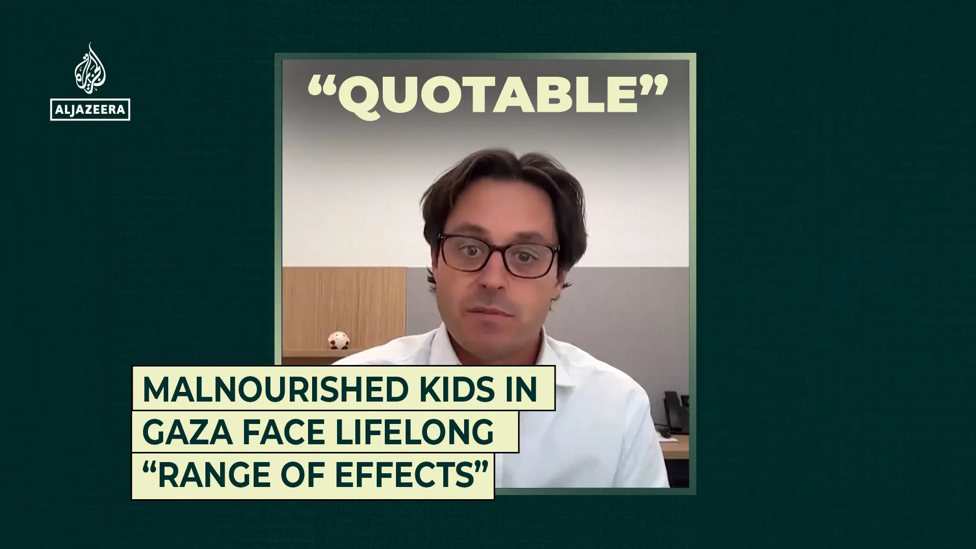 Qəzzada zəif qidalanan uşaqları ömürlük fəsadlar gözləyir