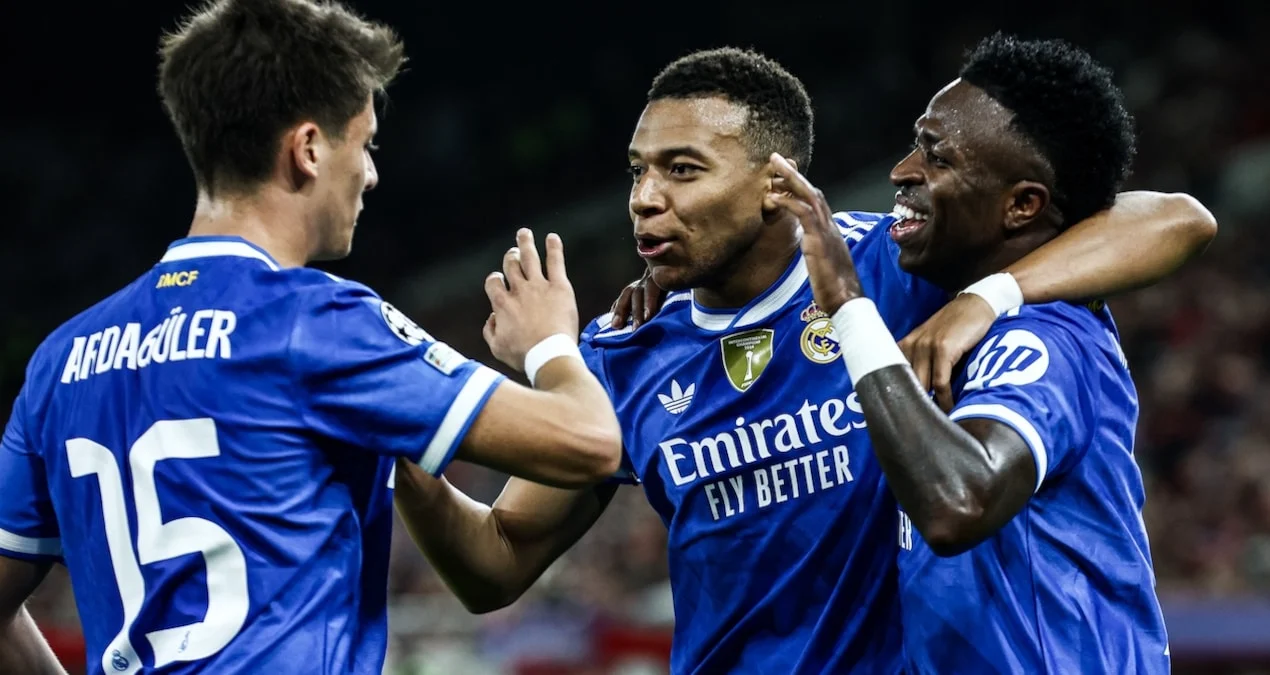 Real Madrid yeddi qollu matçda qalib gəldi, Mbappe fərqləndi