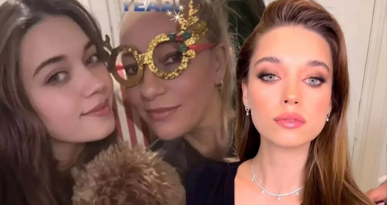 Aktrisa Afra Saraçoğlu anası ilə oxşarlığı ilə gündəmə gəldi