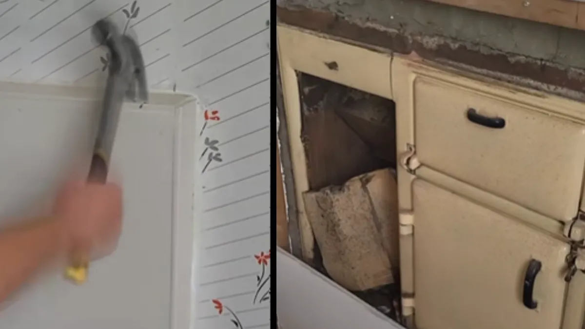 Yeni evlərini təmir edən ailəni divardakı sirli tapıntı şoka saldı