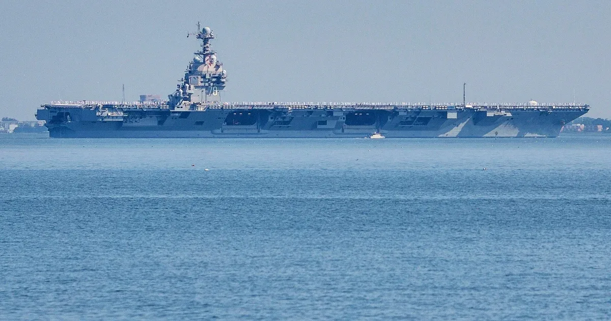 ABŞ-ın "Gerald R Ford" təyyarədaşıyan gəmisi Venesuela yaxınlığında Karib dənizinə gəlib