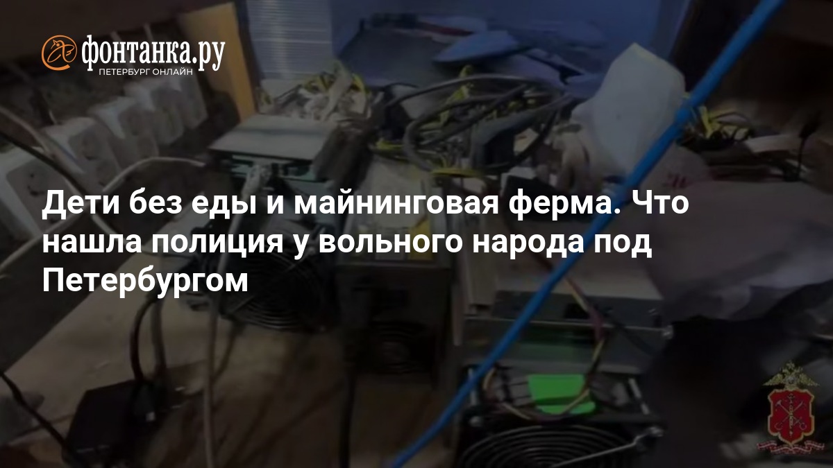 Leninqrad vilayətinin Toşno rayonunda mayninq ferması aşkarlanıb