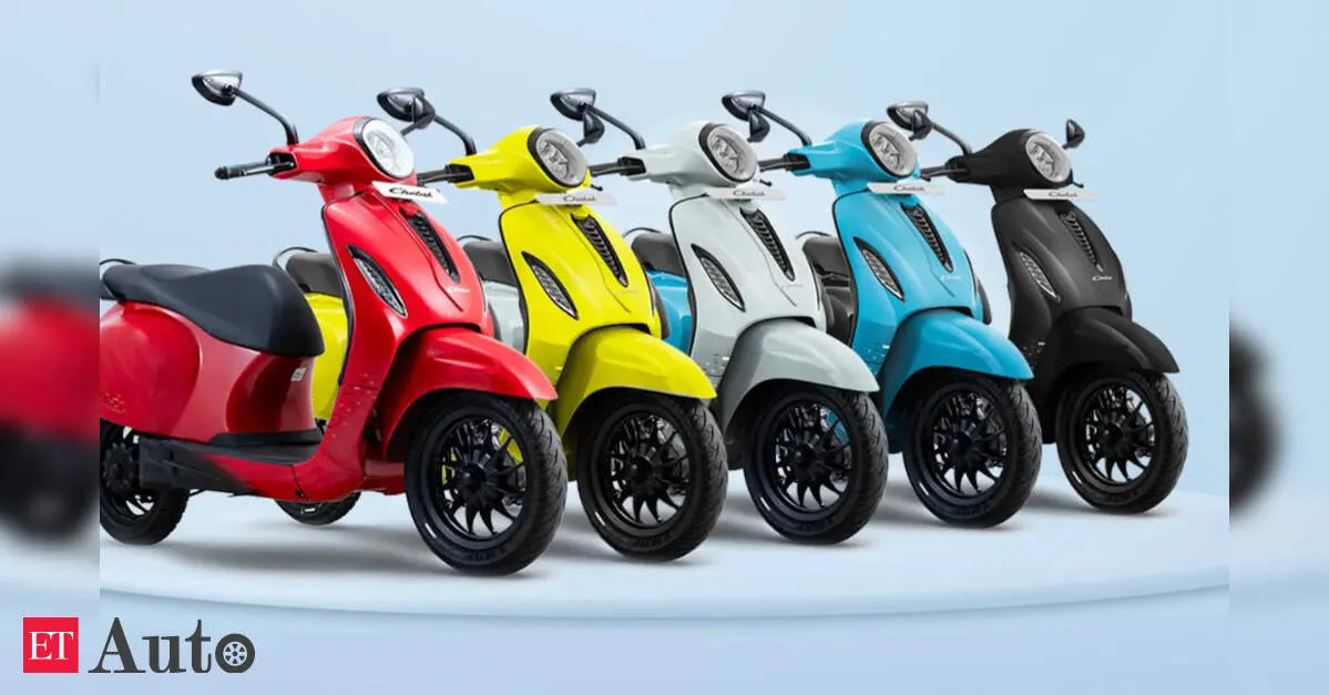 Bajaj elektrikli motosiklet bazarında beşinci yerə gerilədi