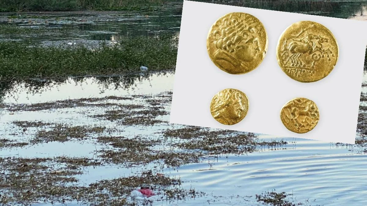 Bataqlıqda 2300 illik xəzinə tapıldı