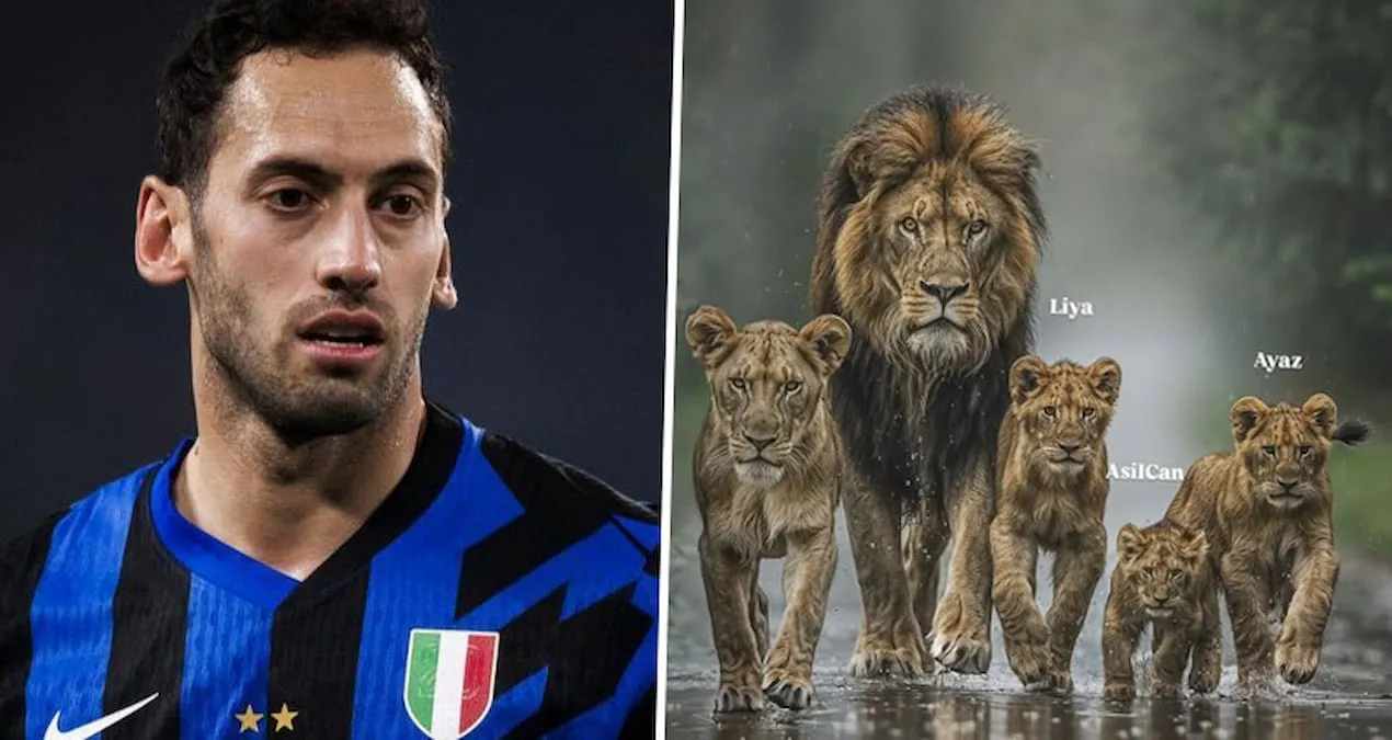 Hakan Çalhanoğlunun paylaşımı yenə səs-küyə səbəb oldu