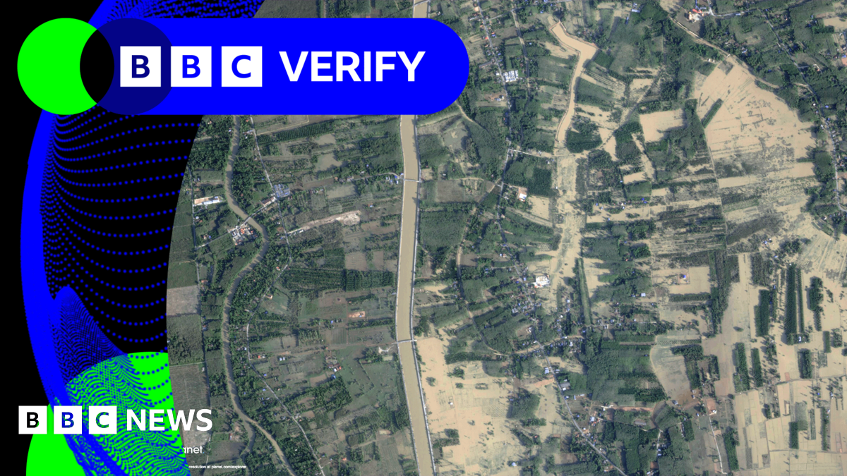 BBC Verify: Cənubi Taylandda daşqın fəlakəti peyk görüntülərində