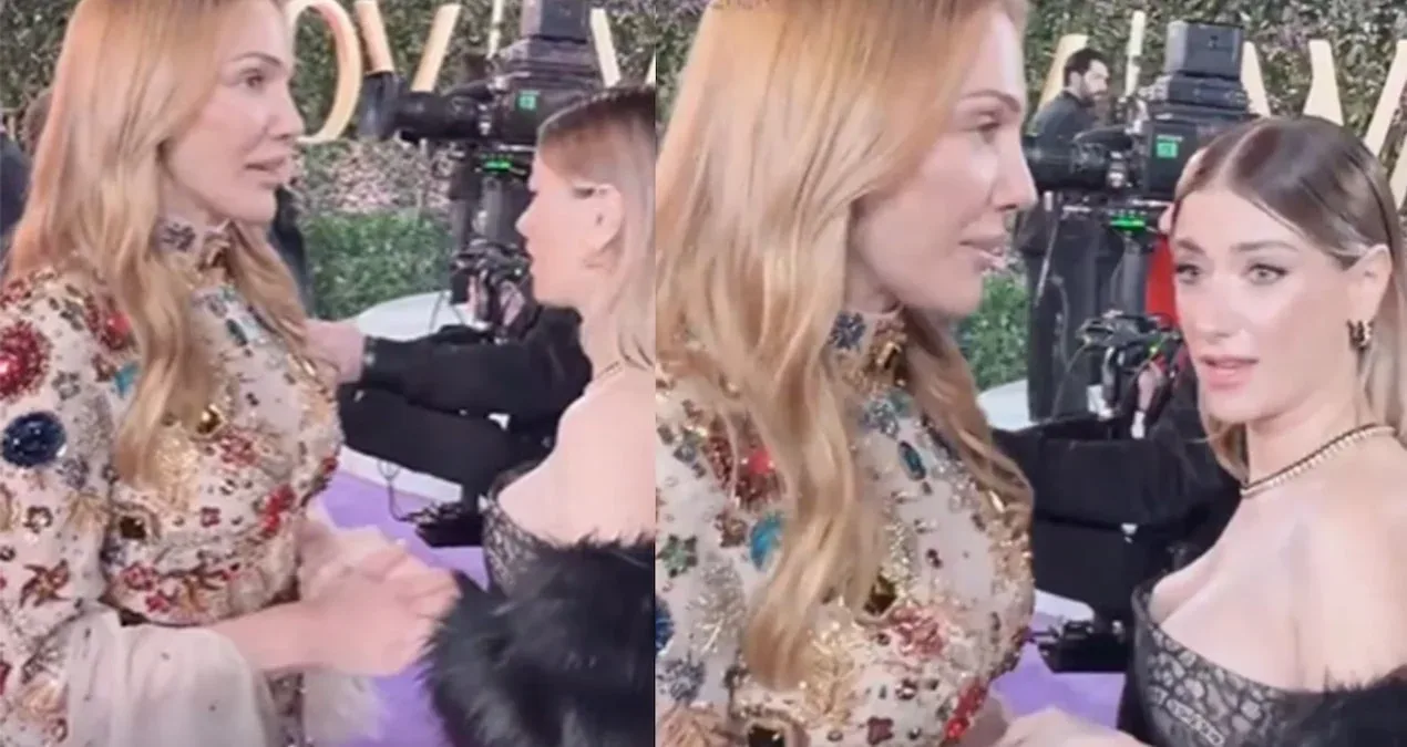 Hazal Kaya Məryəm Uzerlini görüb özünü saxlaya bilmədi Sosial mediada gündəm