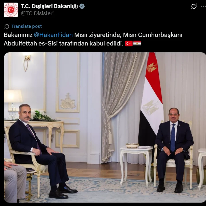 Nazir Fidan Sisi ilə görüşdü