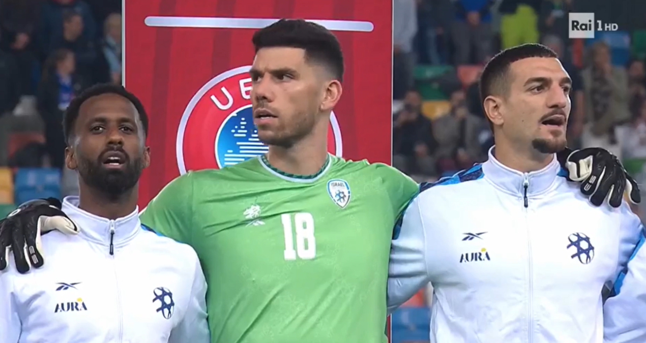 İtaliyada İsrail əleyhinə etiraz aksiyası keçirilib, milli marş yuhalanıb