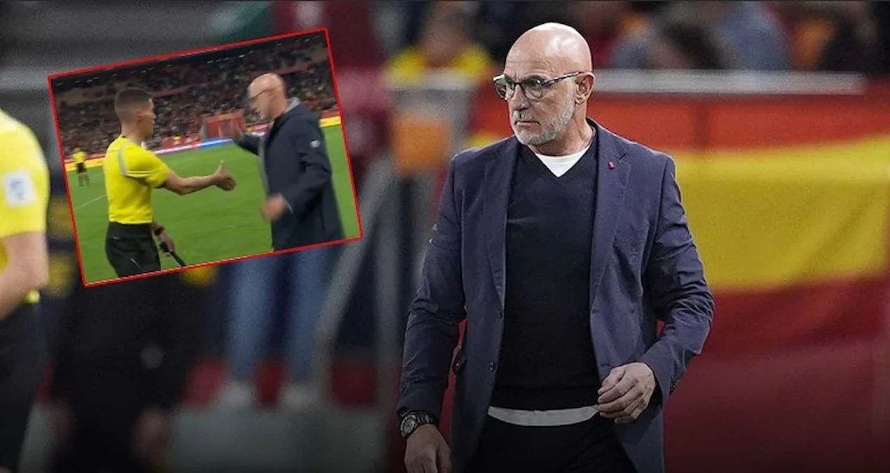 İspaniya baş məşqçisindən Türkiyə matçından sonra qalmaqallı hərəkət