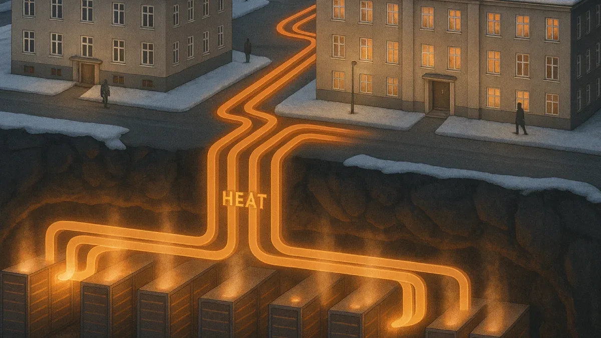 Yeni sistem evlərə pulsuz istilik gətirir