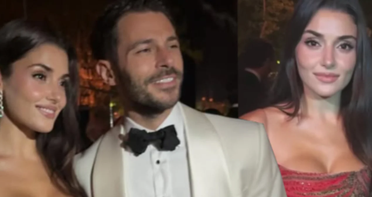 Hande Erçel toyda zərifliyi ilə gəlini kölgədə qoydu