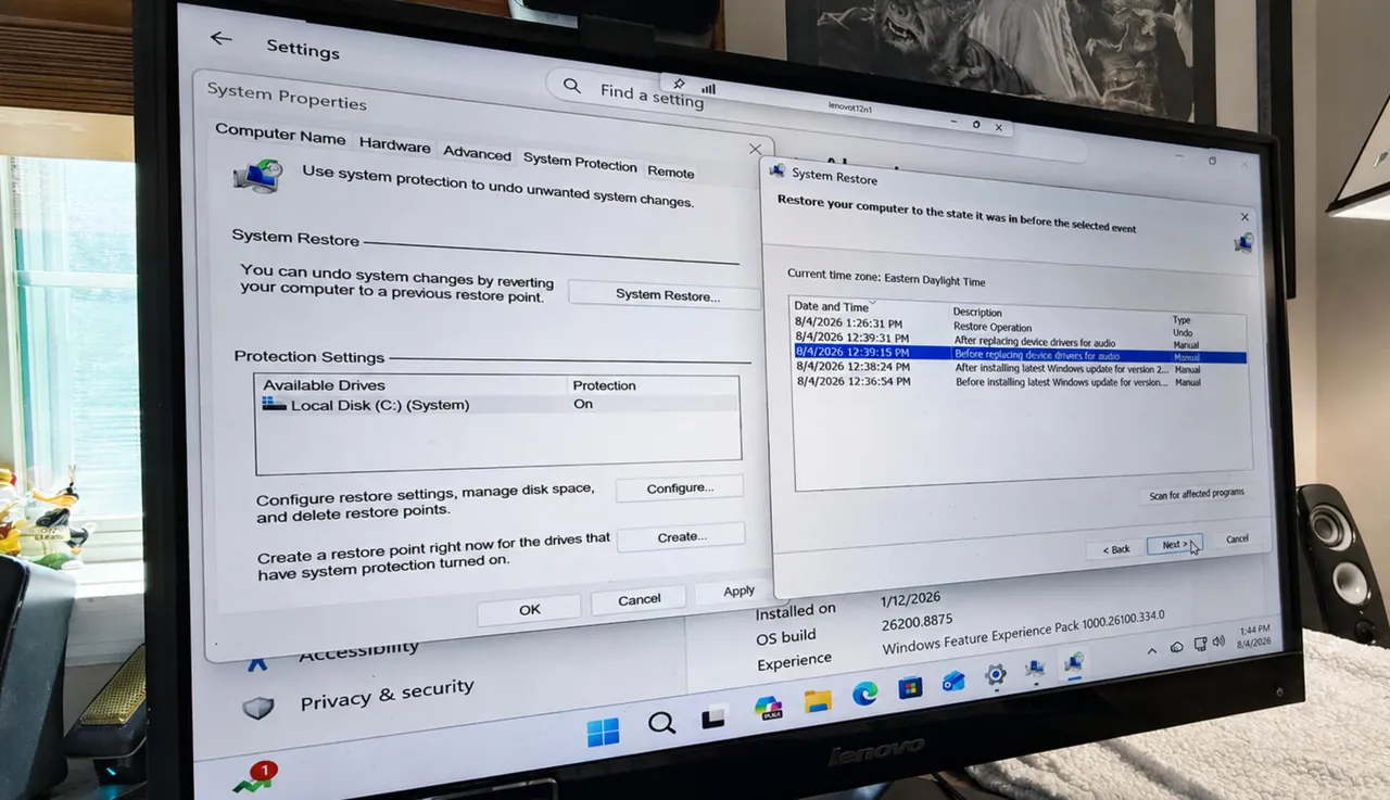 Windows 11 istifadəçilərinə mühüm çağırış: Sistem bərpa nöqtələrini necə aktivləşdirməli?