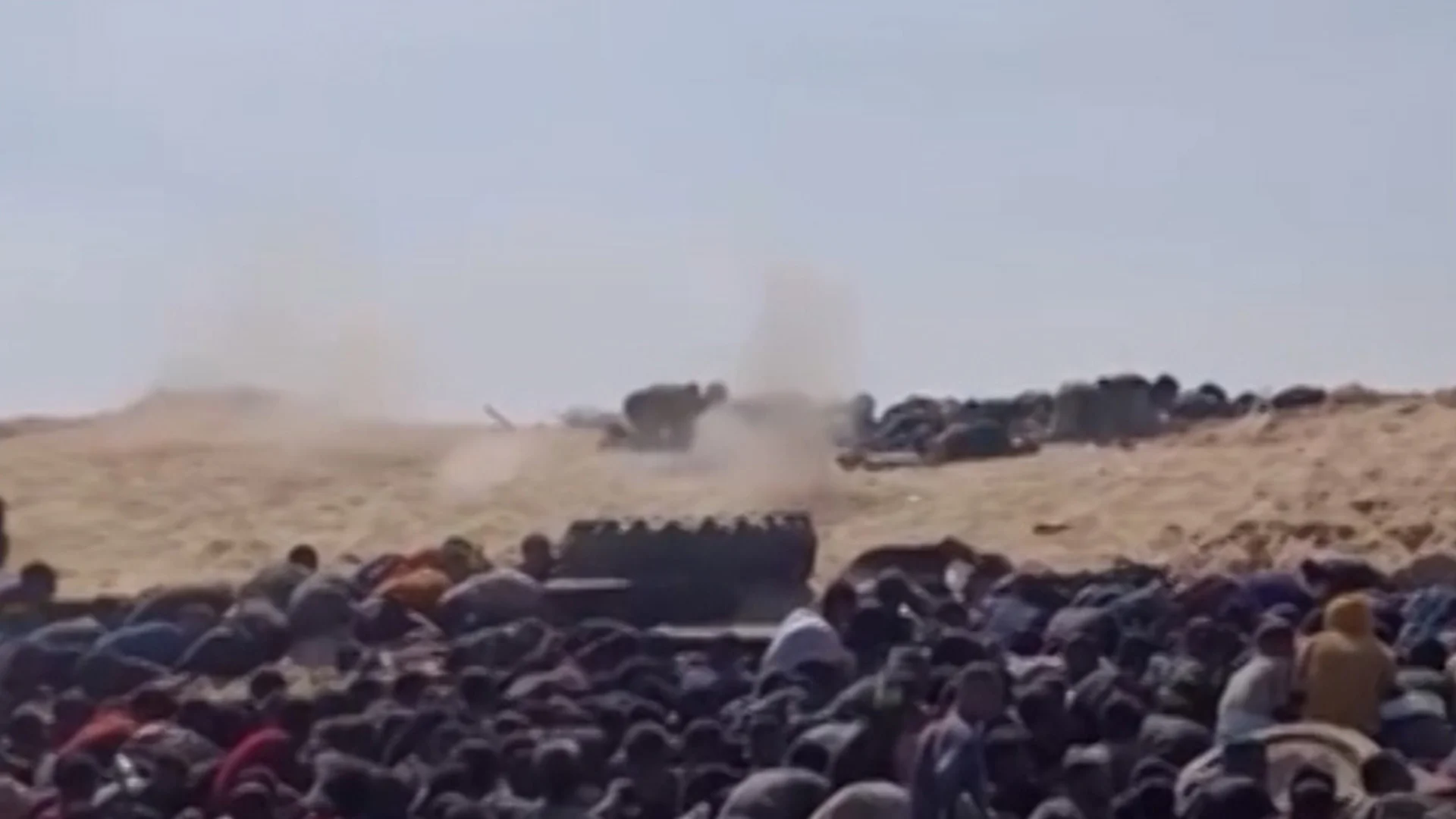Qəzzada izdihamlı yardım paylama məntəqəsində atışma