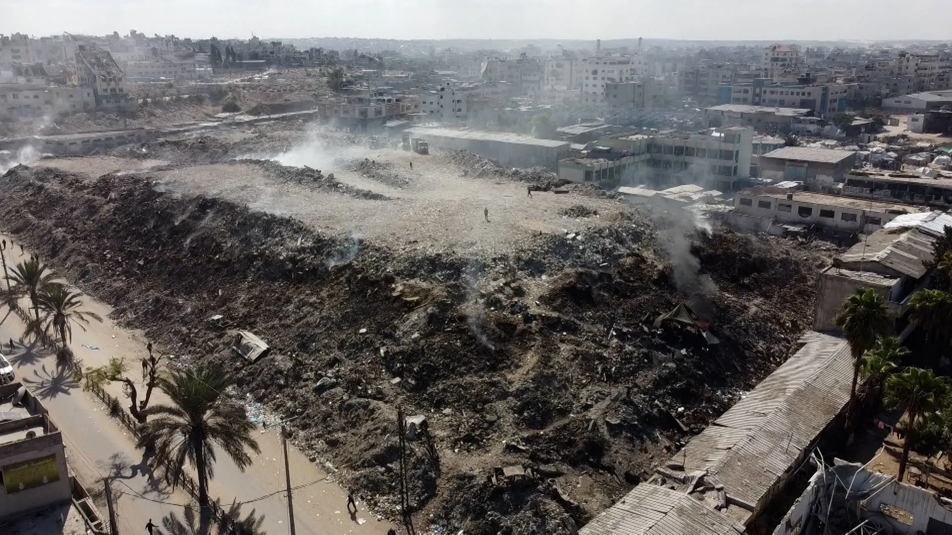 Qəzzada tullantı yığınları sağlamlıq narahatlıqlarını artırır