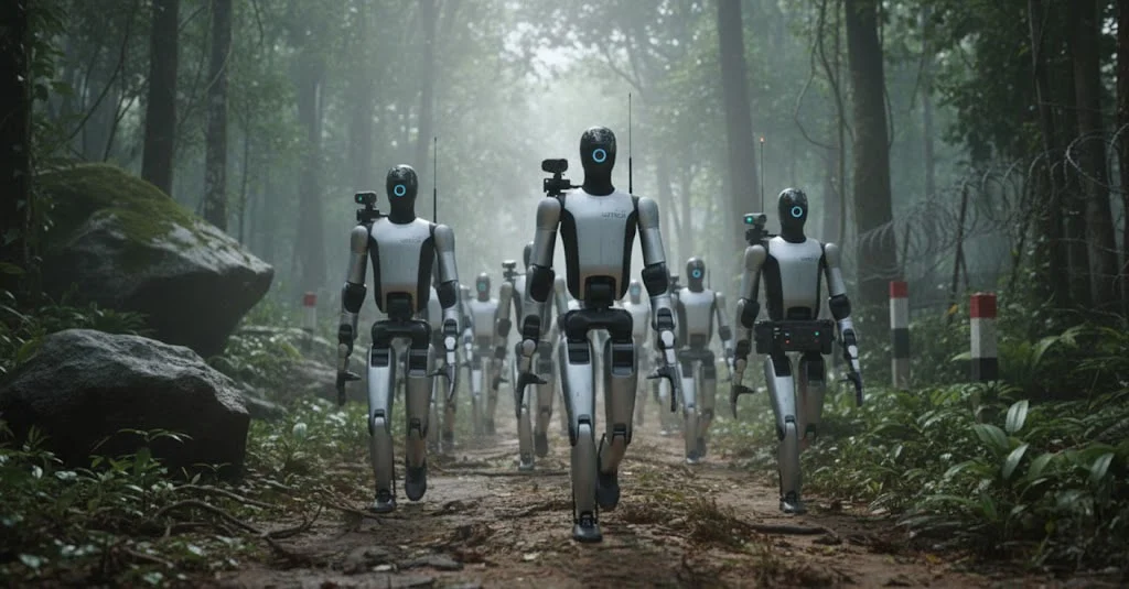 Çin sərhədə ölümsüz robot əsgərləri göndərdi