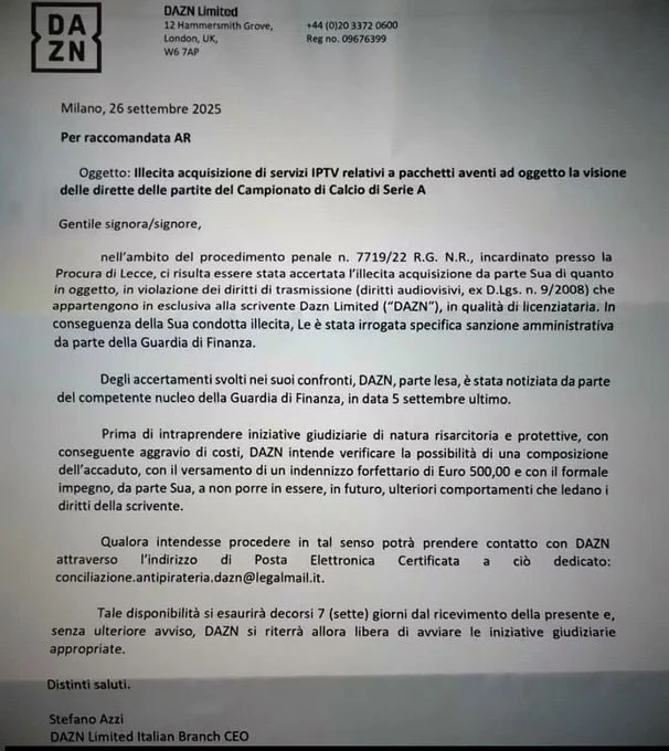 Gizli matç izləyiciləri aşkarlandı: Ünvanlarına məktub göndərildi