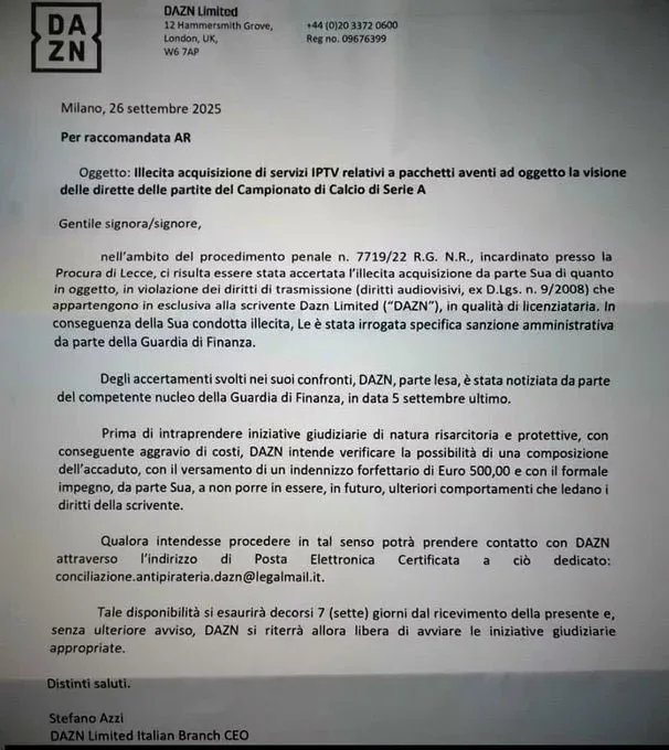 Gizli matç izləyiciləri aşkarlandı: Ünvanlarına məktub göndərildi