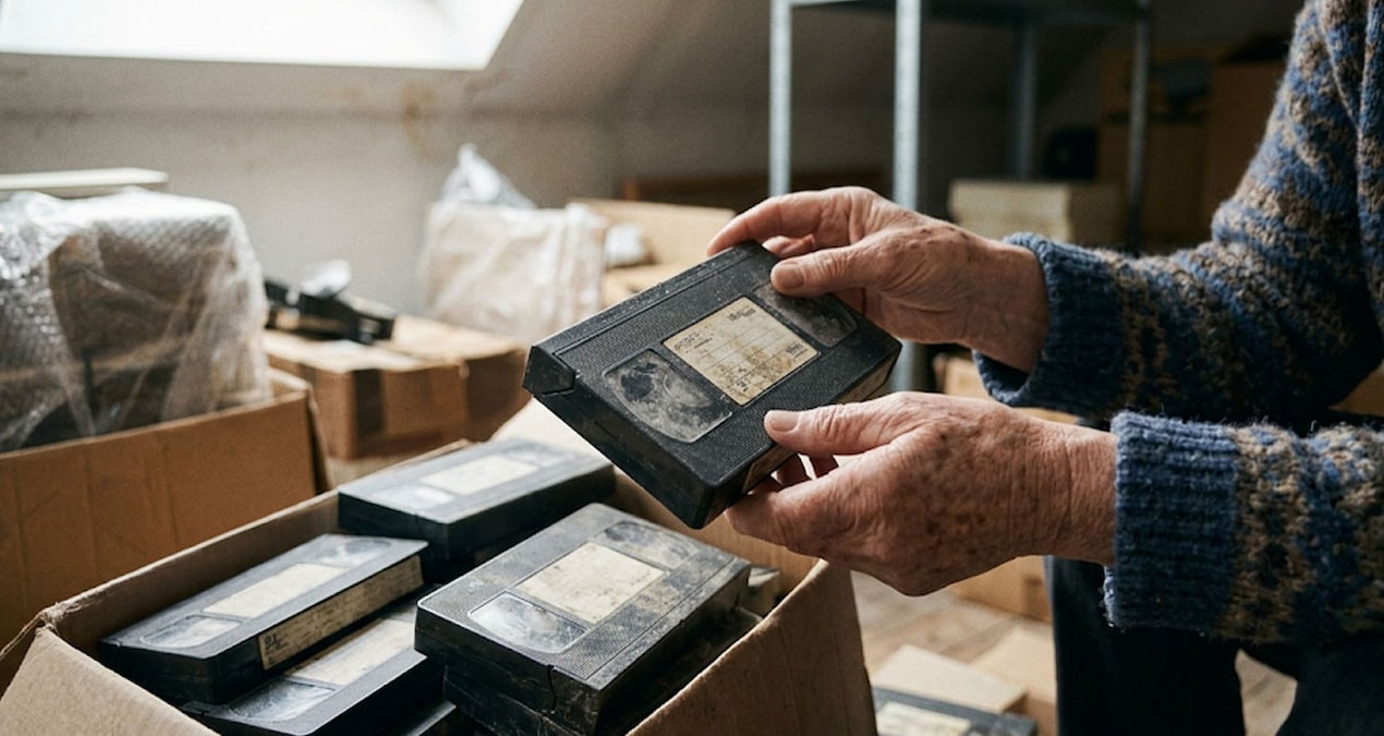 Evdəki köhnə VHS kasetlər xəzinəyə çevrildi: 3 milyon lirəyə satıldı