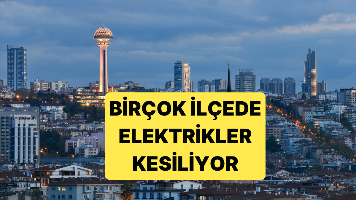 Ankarada 6 günlük elektrik kəsintisi