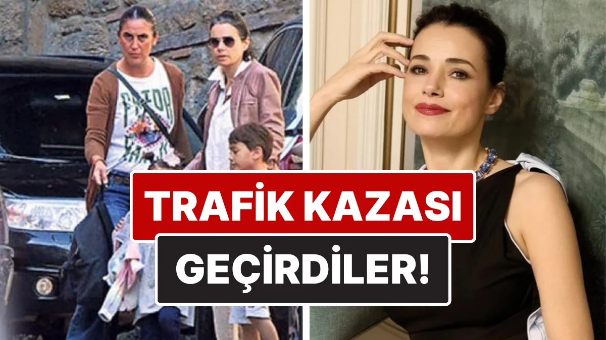 Özgü Namal və övladları yol qəzası keçirdi