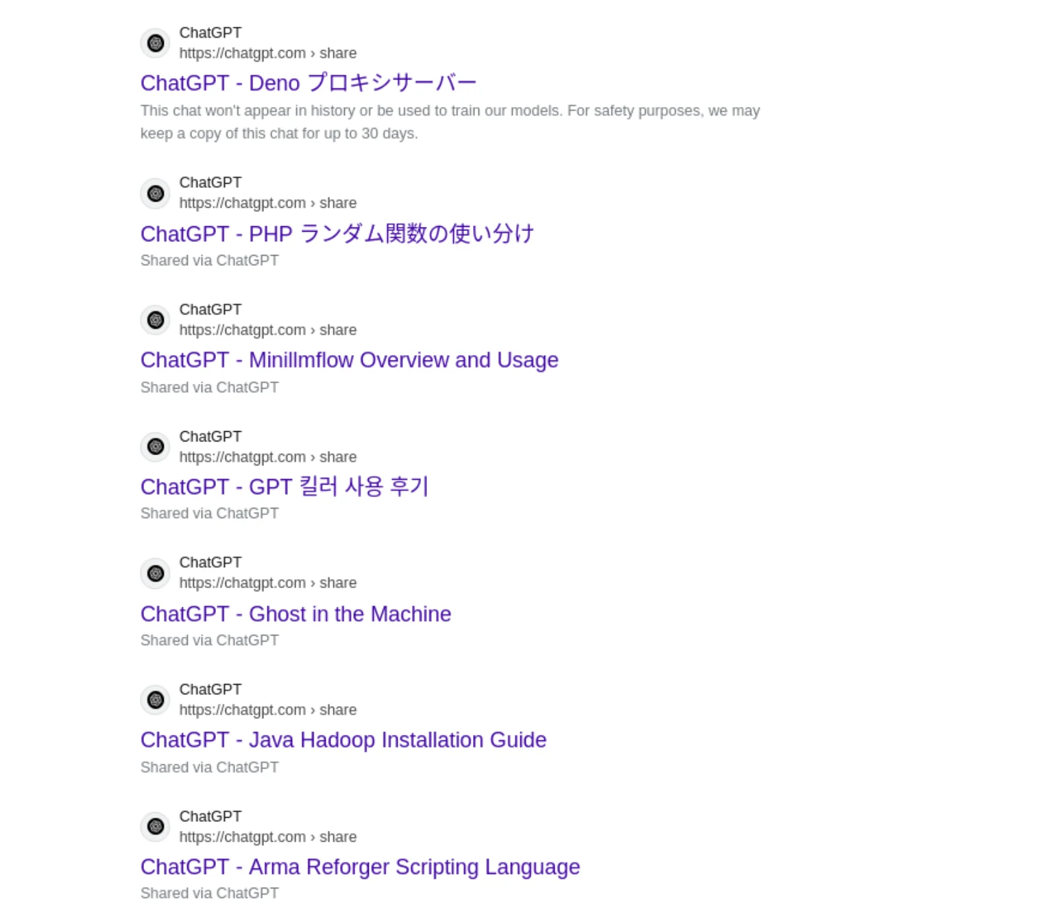 ChatGPT söhbətləri Google-da üzə çıxdı: Bing-də də davam edir